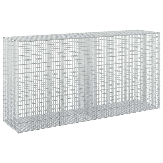 Gabion with 5 mm Wire and 5x2.5 cm Mesh 200x50x100 cm