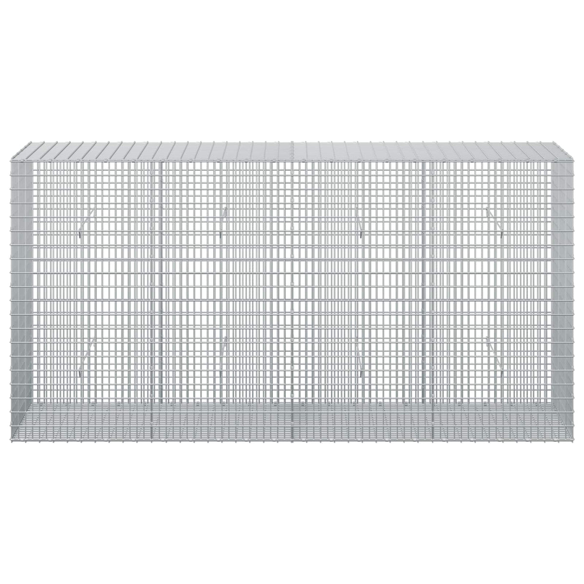 Gabion with 5 mm Wire and 5x2.5 cm Mesh 200x50x100 cm
