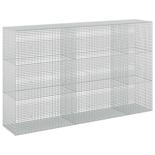 Gabion with 5 mm Wire and 5x2.5 cm Mesh 250x50x150 cm
