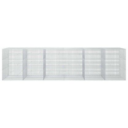 Gabion with 5 mm Wire and 5x2.5 cm Mesh 600x50x150 cm