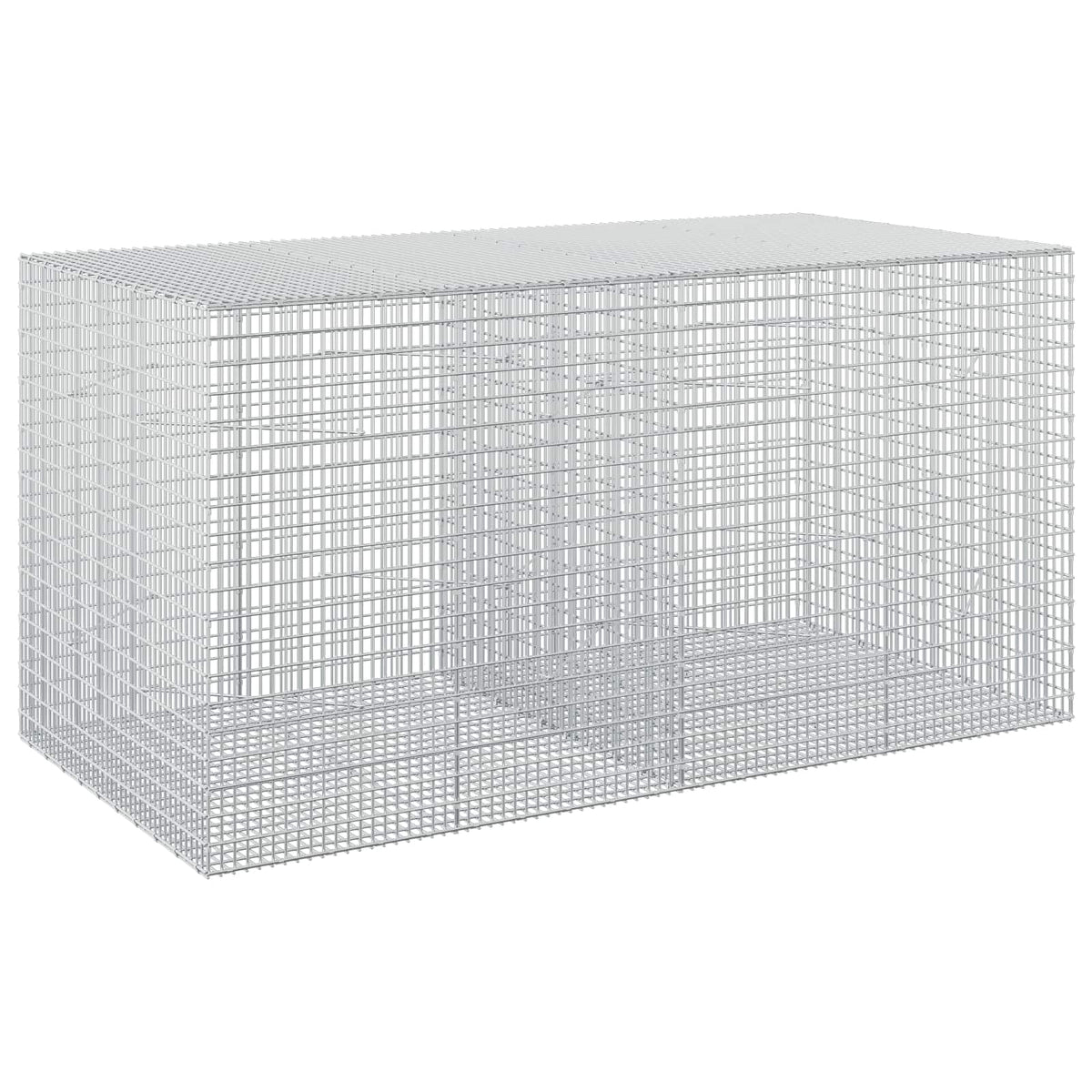 Gabion with 5 mm Wire and 5x2.5 cm Mesh 200x100x100 cm