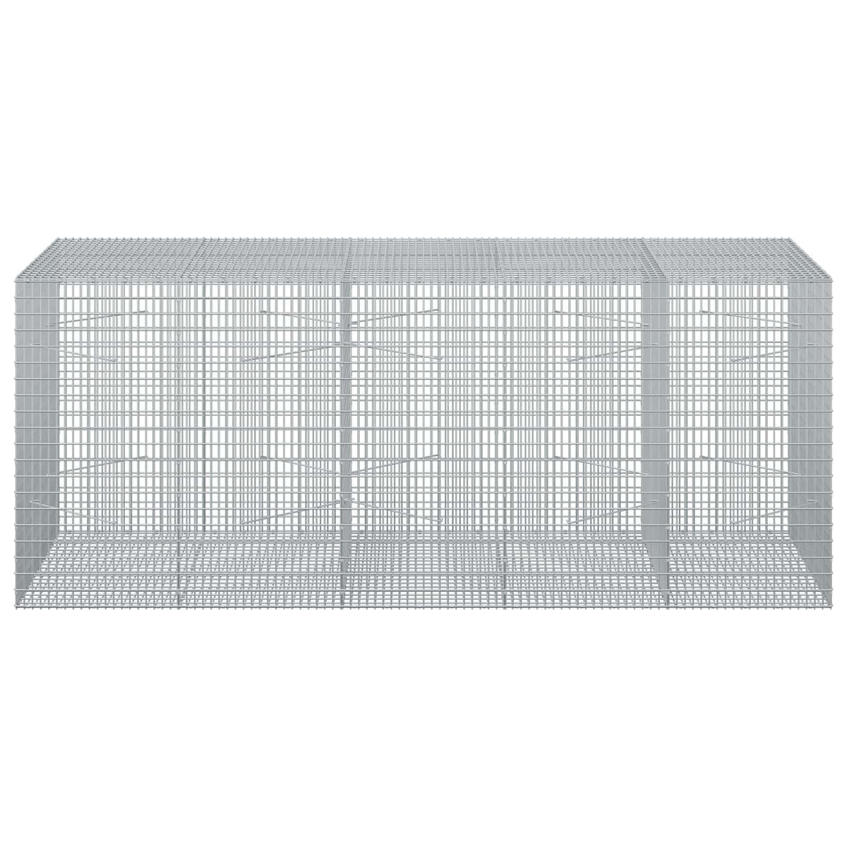 Gabion with 5 mm Wire and 5x2.5 cm Mesh 250x100x100 cm
