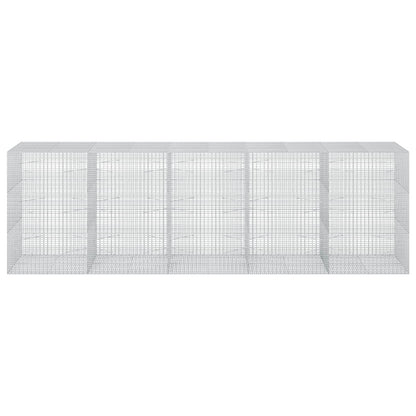Gabion with 5 mm Wire and 5x2.5 cm Mesh 500x100x150 cm