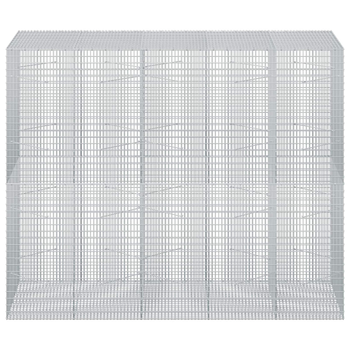 Gabion with 5 mm Wire and 5x2.5 cm Mesh 250x100x200 cm