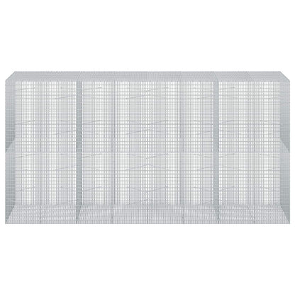 Gabion with 5 mm Wire and 5x2.5 cm Mesh 400x100x200 cm