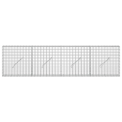 Gabion with 5 mm Wire and 5x5 cm Mesh 200x10x50 cm
