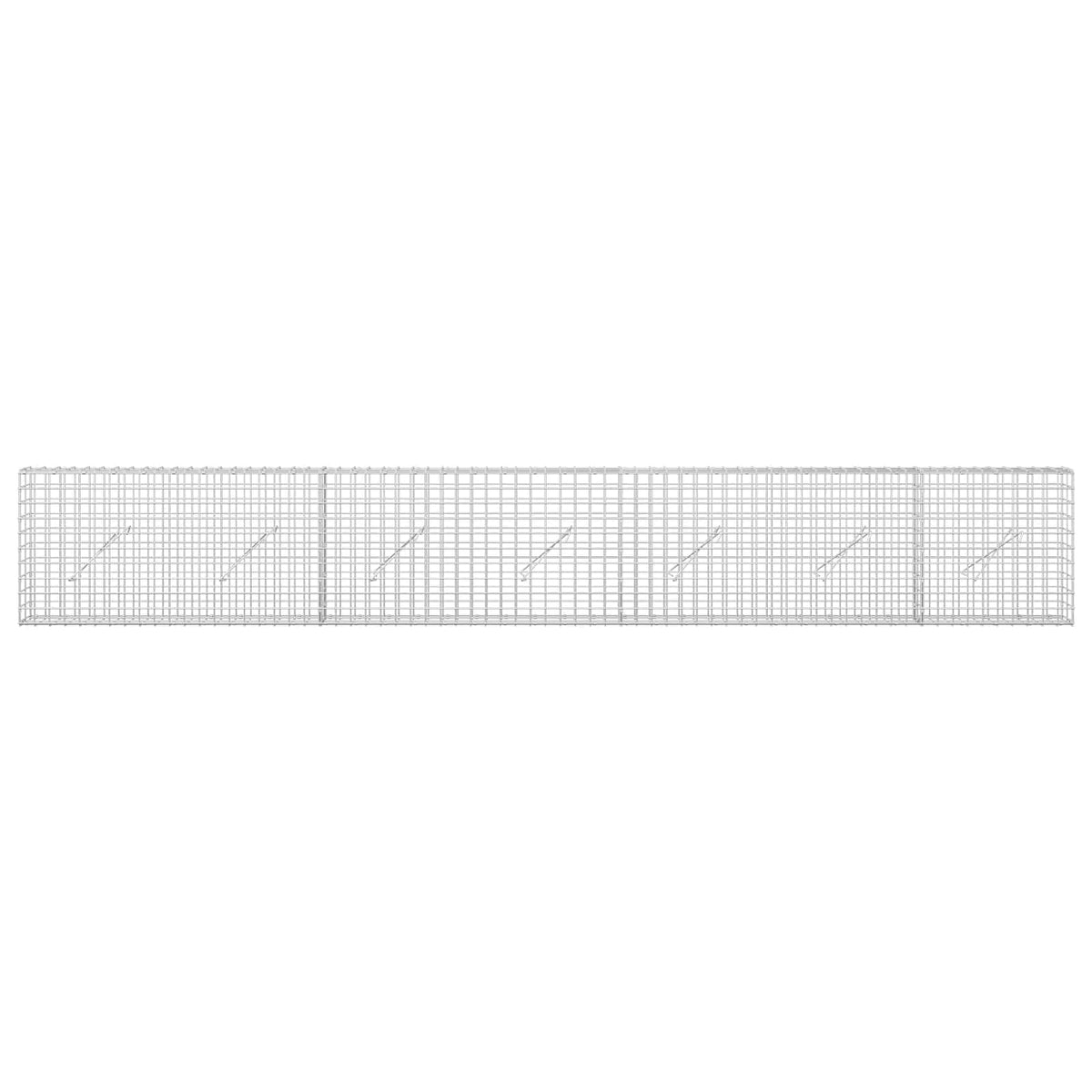 Gabion with 5 mm Wire and 5x5 cm Mesh 350x10x50 cm