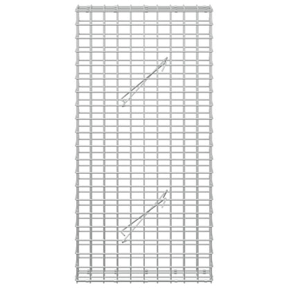 Gabion with 5 mm Wire and 5x5 cm Mesh 50x10x100 cm
