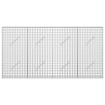 Gabion with 5 mm Wire and 5x5 cm Mesh 200x10x100 cm