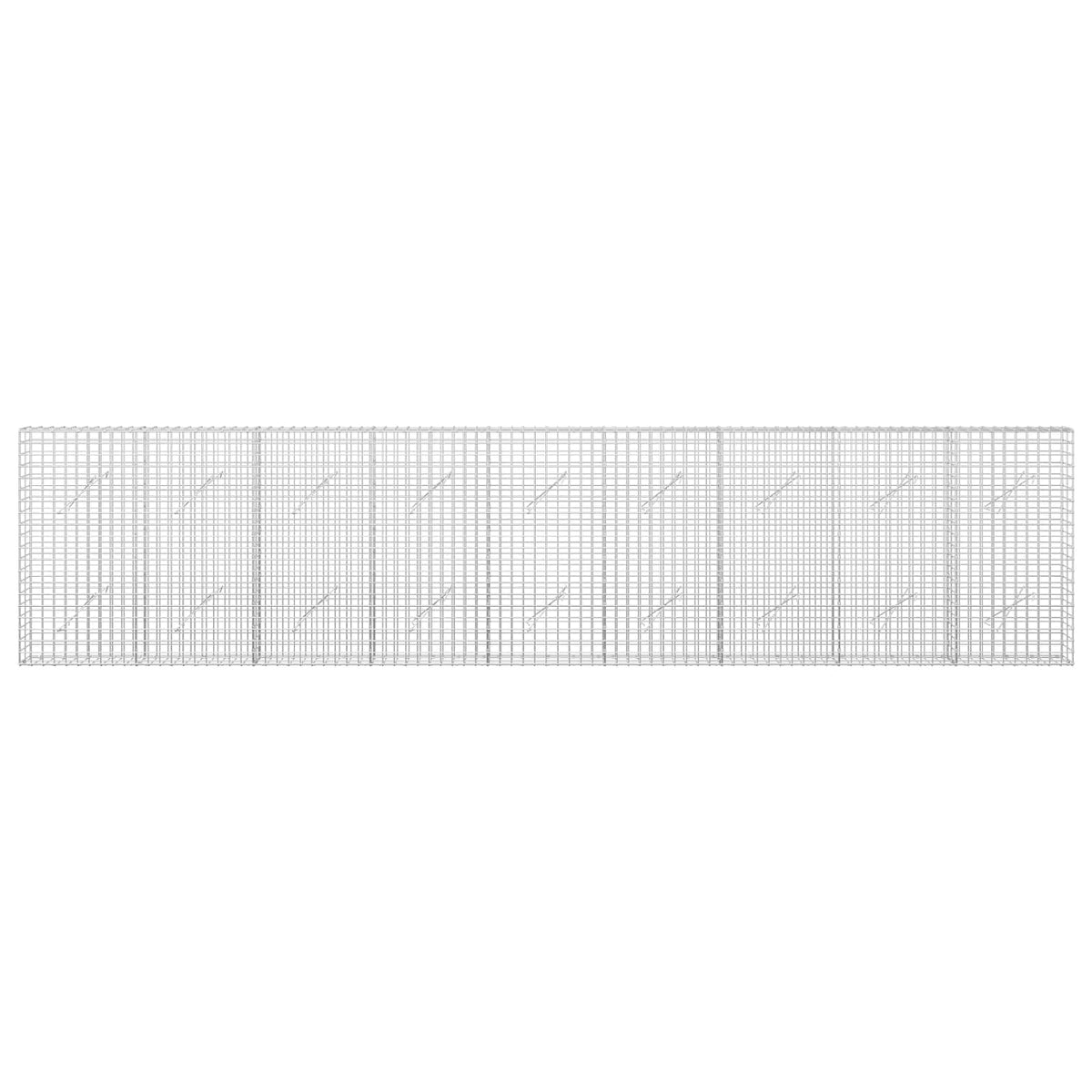 Gabion with 5 mm Wire and 5x5 cm Mesh 450x10x100 cm