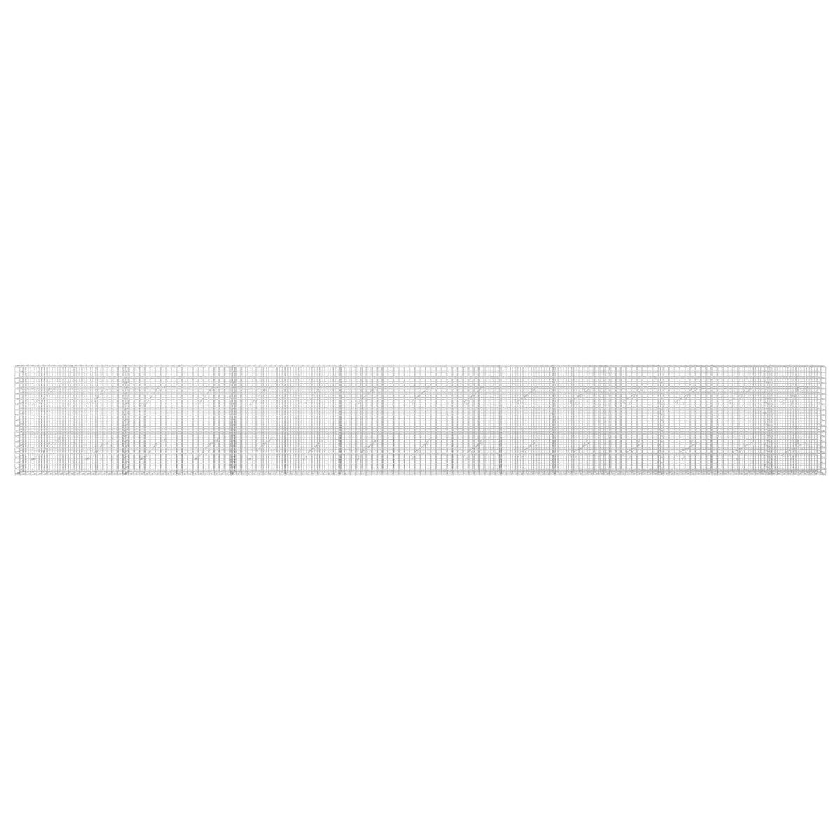 Gabion with 5 mm Wire and 5x5 cm Mesh 750x10x100 cm