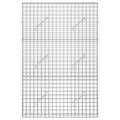 Gabion with 5 mm Wire and 5x5 cm Mesh 100x10x150 cm