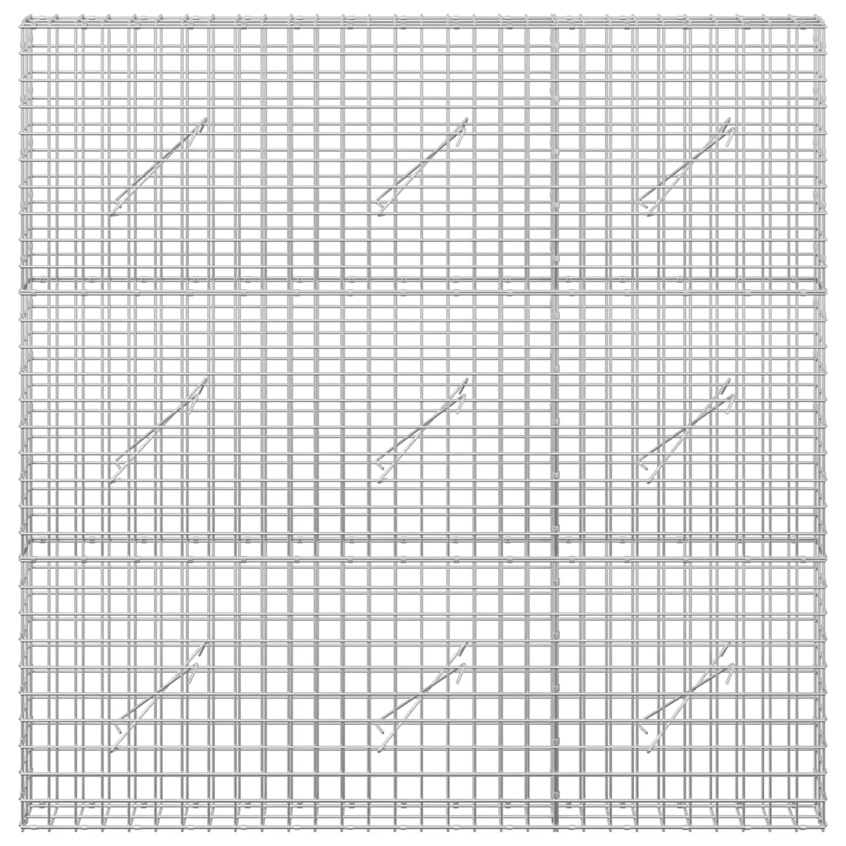 Gabion with 5 mm Wire and 5x5 cm Mesh 150x10x150 cm