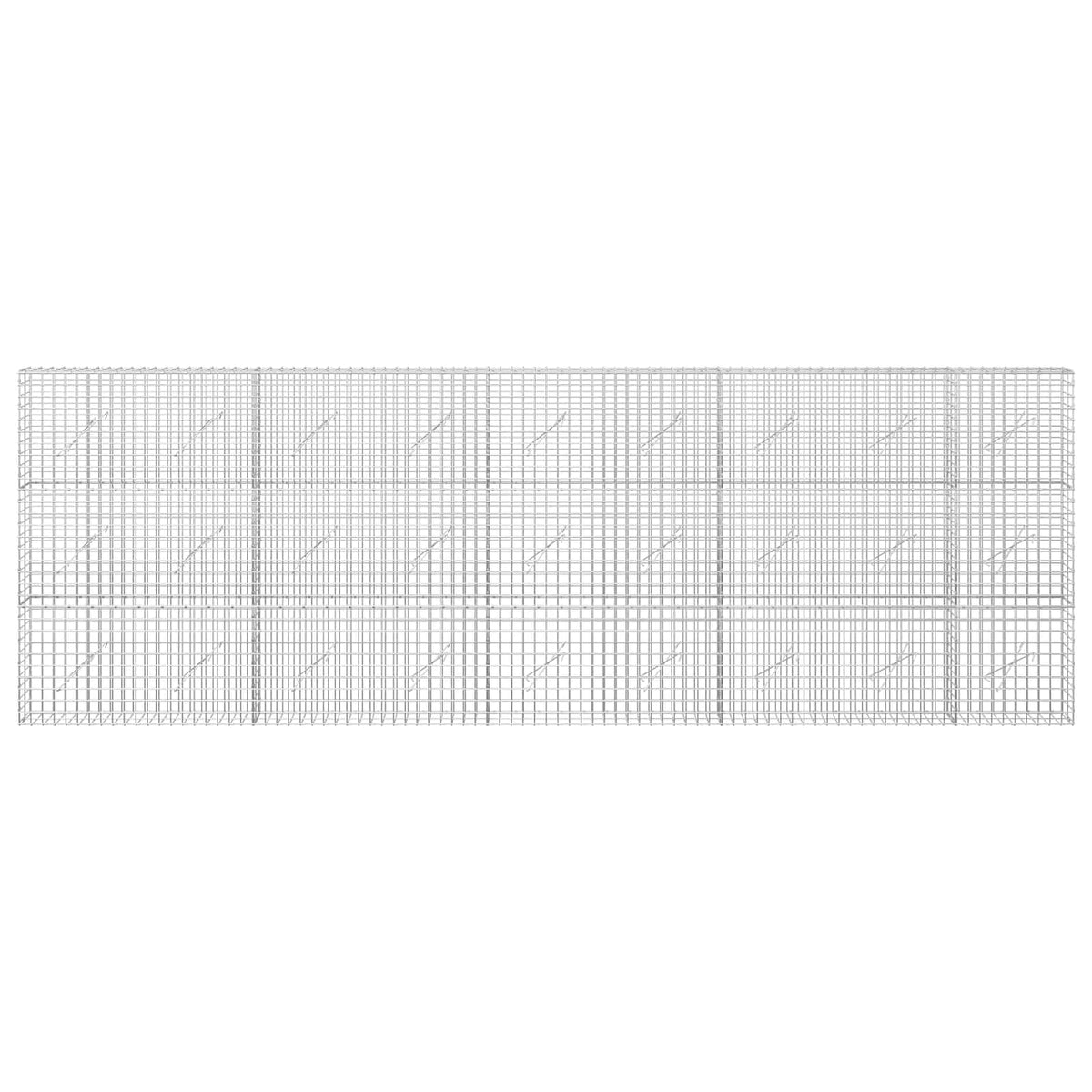 Gabion with 5 mm Wire and 5x5 cm Mesh 450x10x150 cm