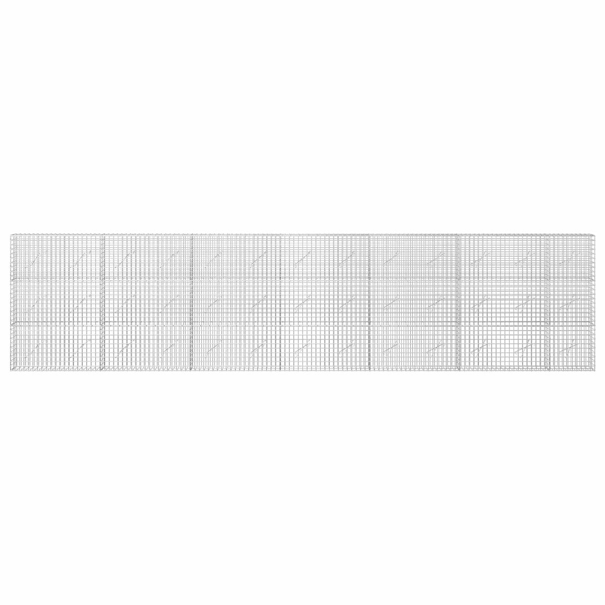 Gabion with 5 mm Wire and 5x5 cm Mesh 650x10x150 cm