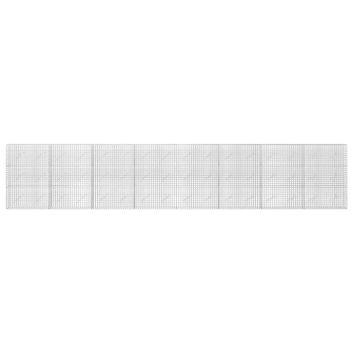 Gabion with 5 mm Wire and 5x5 cm Mesh 800x10x150 cm