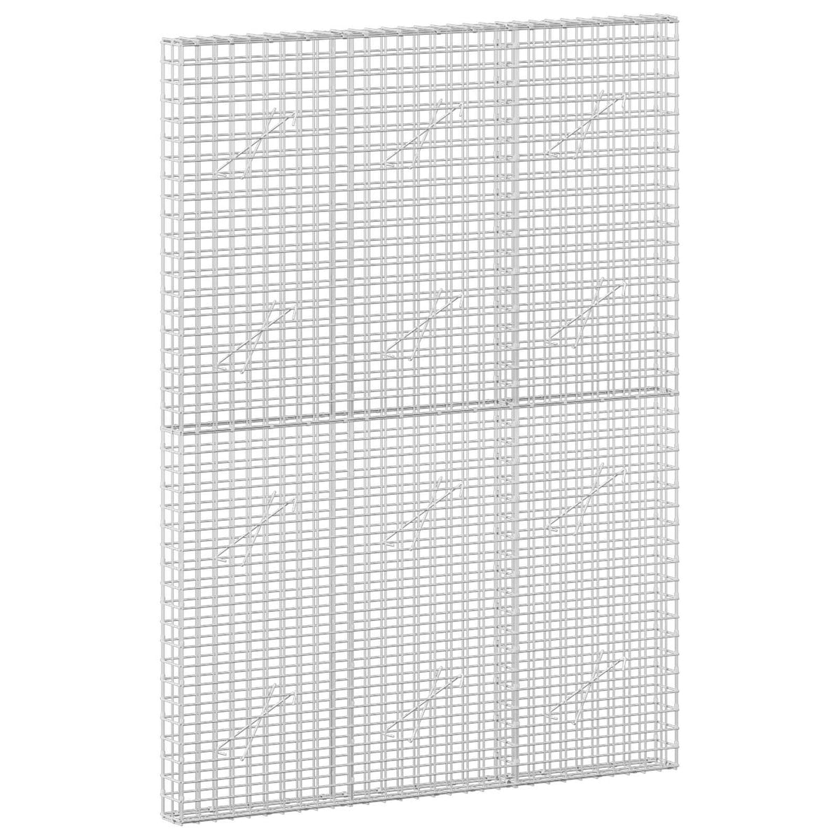 Gabion with 5 mm Wire and 5x5 cm Mesh 150x10x200 cm