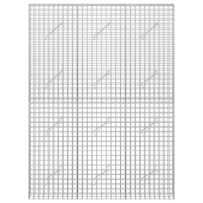Gabion with 5 mm Wire and 5x5 cm Mesh 150x10x200 cm