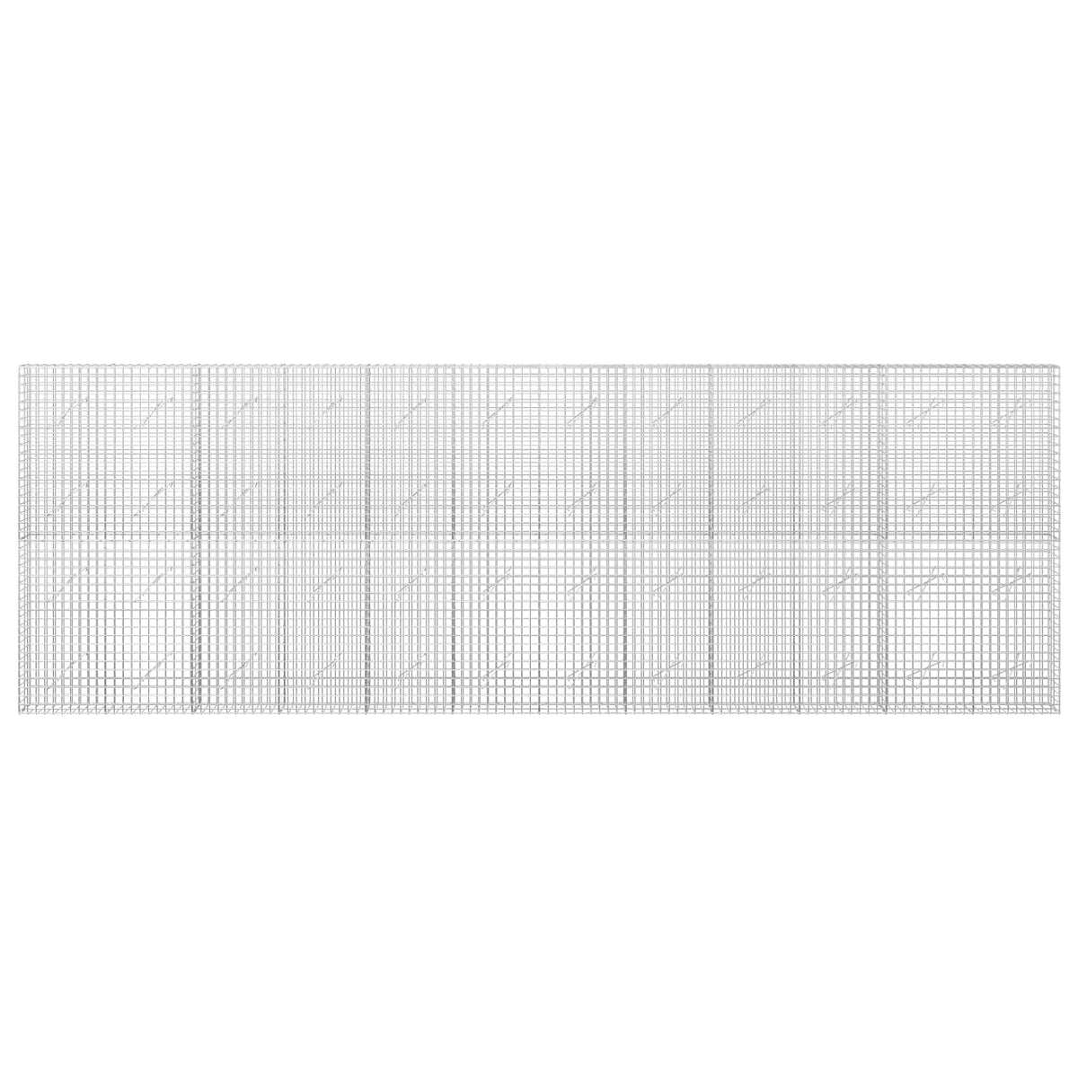 Gabion with 5 mm Wire and 5x5 cm Mesh 600x10x200 cm