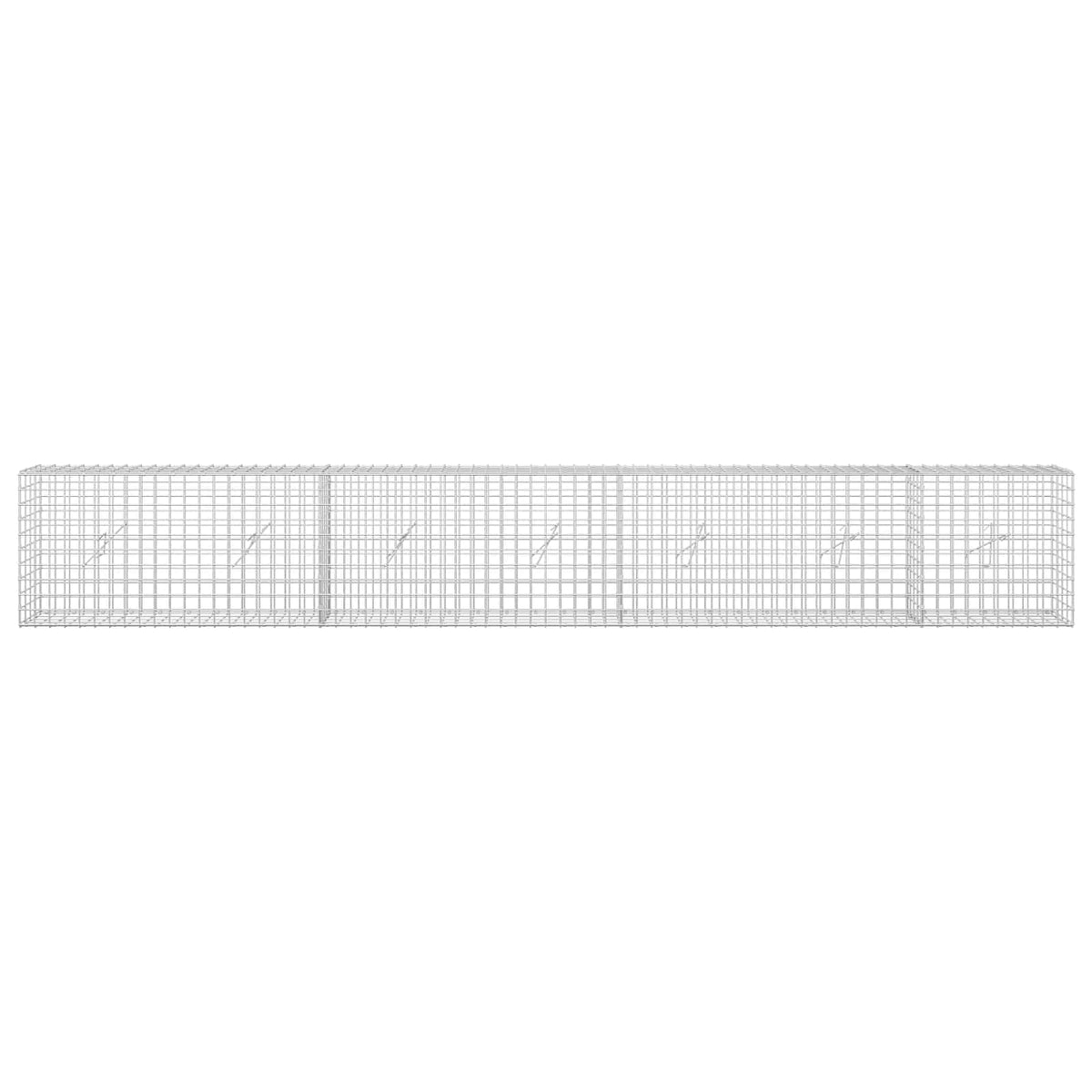 Gabion with 5 mm Wire and 5x5 cm Mesh 350x20x50 cm