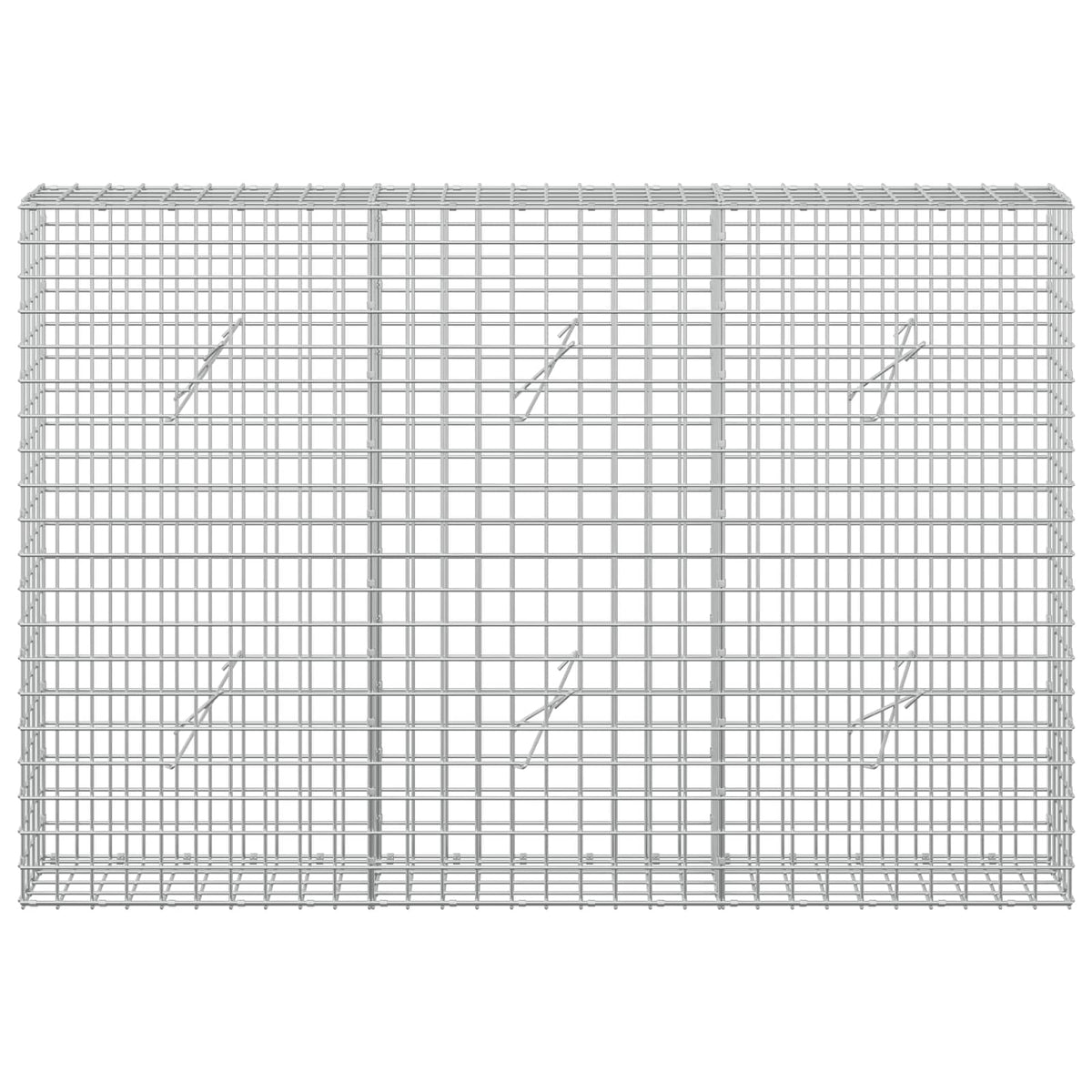 Gabion with 5 mm Wire and 5x5 cm Mesh 150x20x100 cm