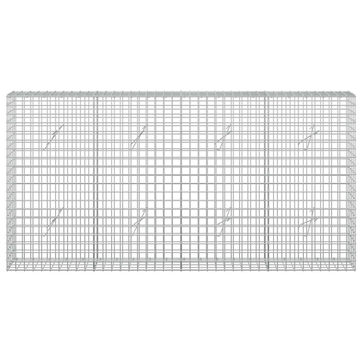 Gabion with 5 mm Wire and 5x5 cm Mesh 200x20x100 cm