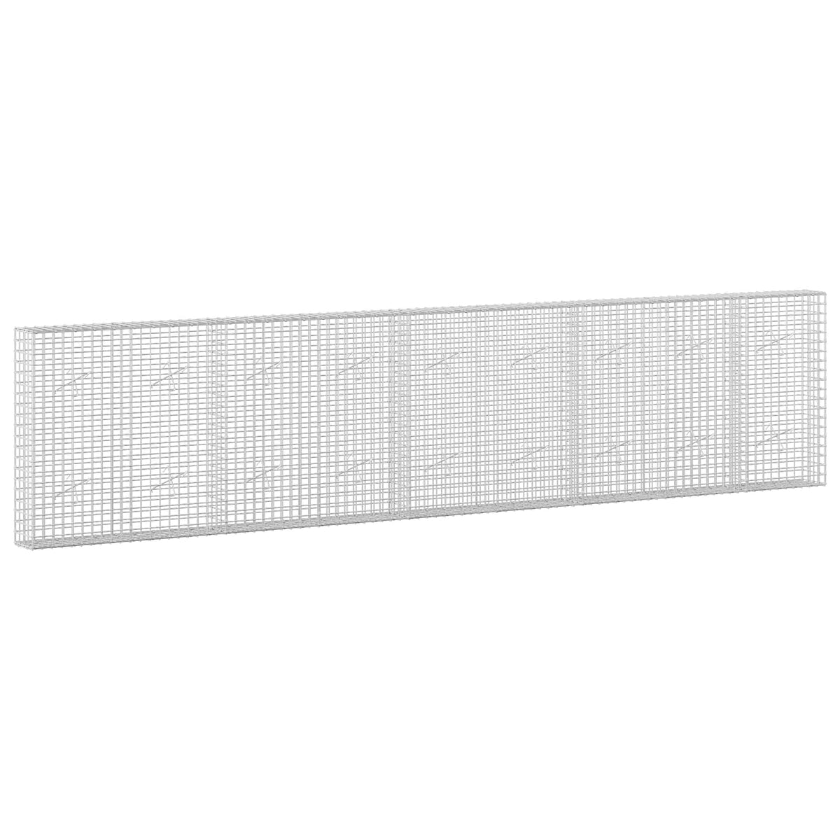 Gabion with 5 mm Wire and 5x5 cm Mesh 450x20x100 cm