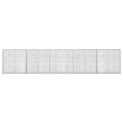 Gabion with 5 mm Wire and 5x5 cm Mesh 500x20x100 cm