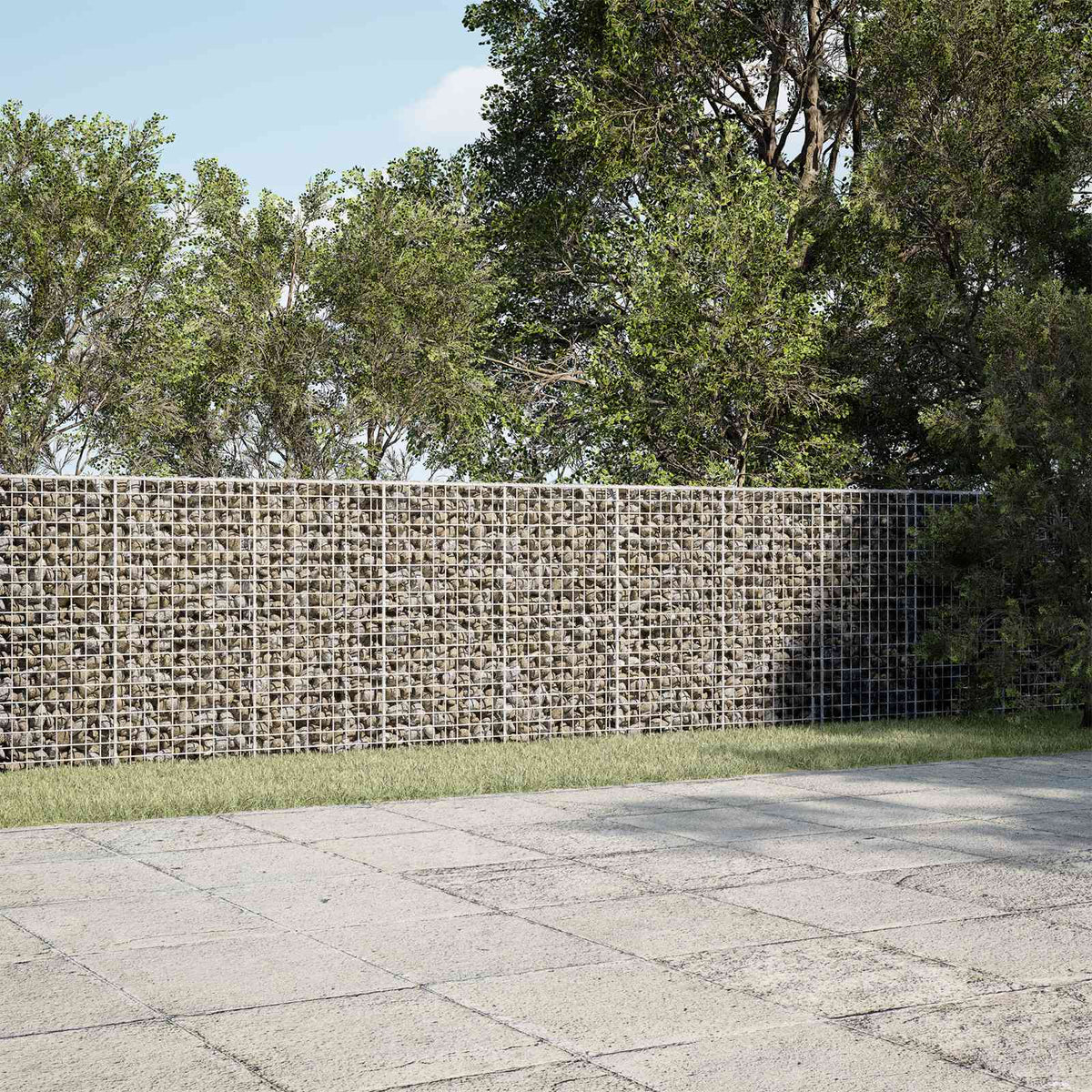 Gabion with 5 mm Wire and 5x5 cm Mesh 1200x20x100 cm
