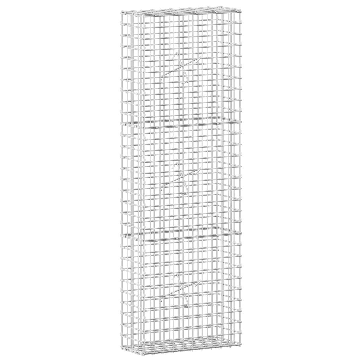 Gabion with 5 mm Wire and 5x5 cm Mesh 50x20x150 cm