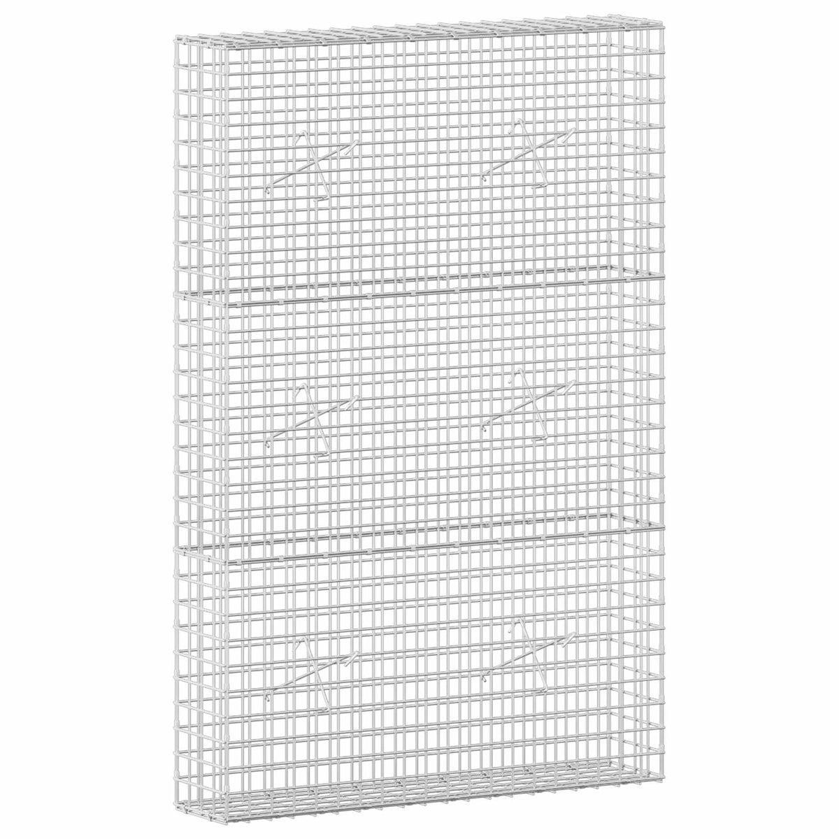 Gabion with 5 mm Wire and 5x5 cm Mesh 100x20x150 cm