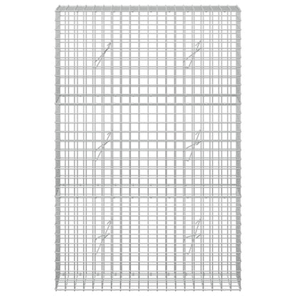 Gabion with 5 mm Wire and 5x5 cm Mesh 100x20x150 cm