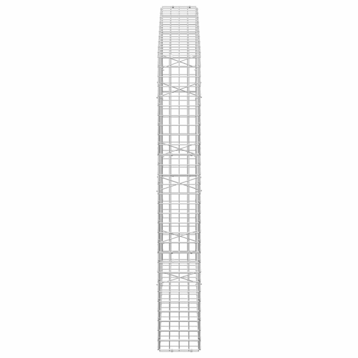 Gabion with 5 mm Wire and 5x5 cm Mesh 100x20x150 cm