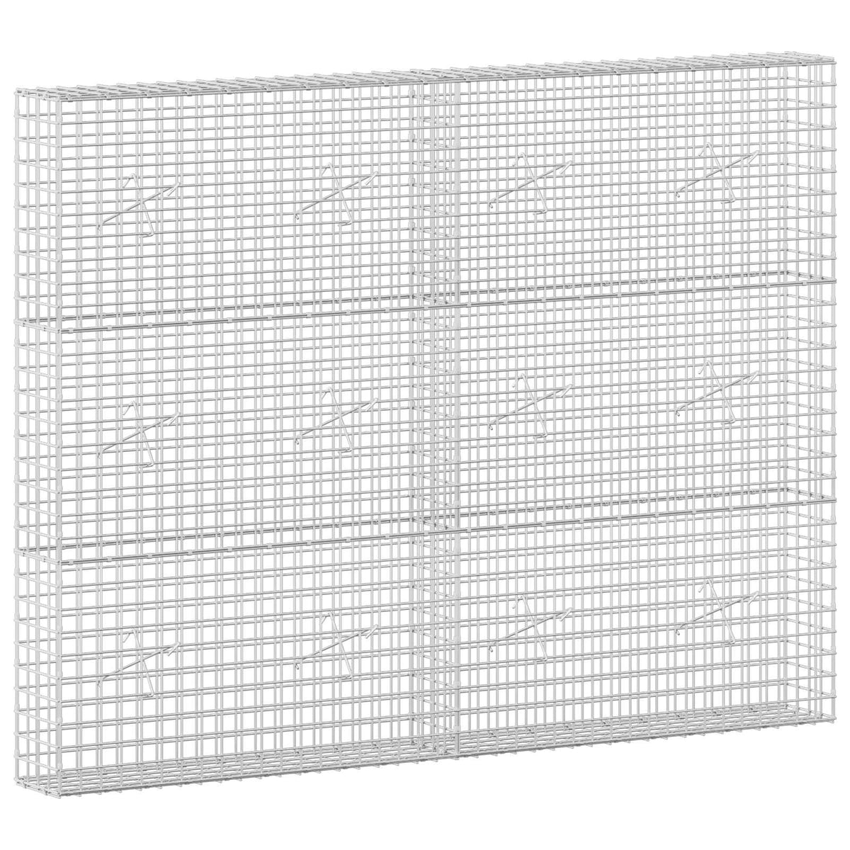 Gabion with 5 mm Wire and 5x5 cm Mesh 200x20x150 cm