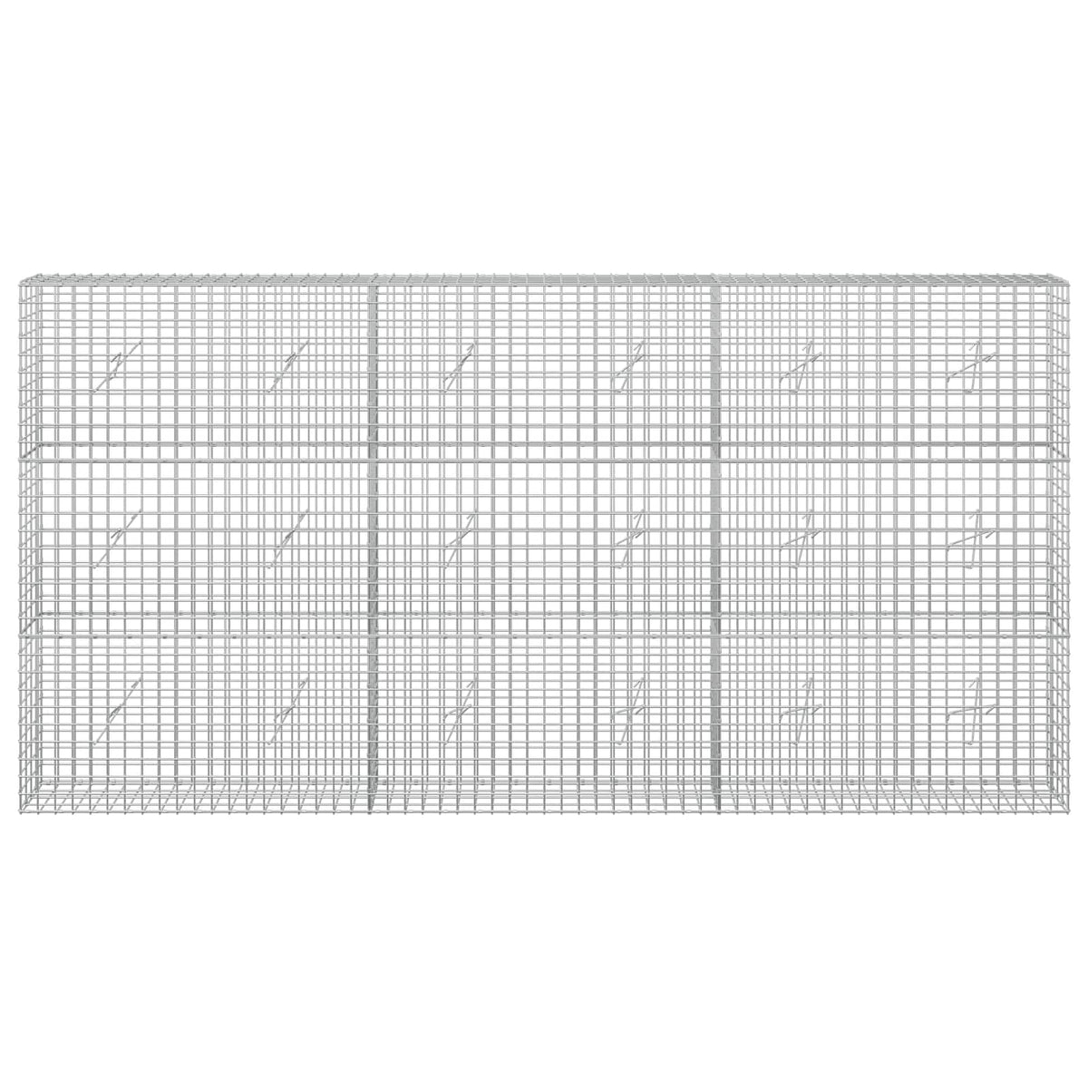Gabion with 5 mm Wire and 5x5 cm Mesh 300x20x150 cm