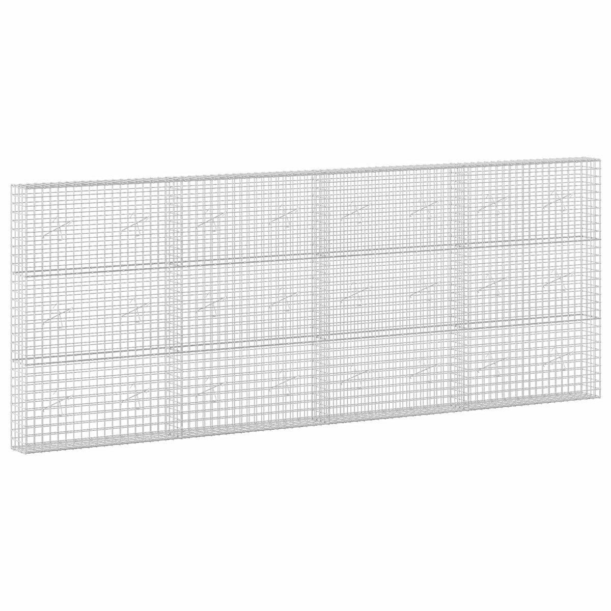 Gabion with 5 mm Wire and 5x5 cm Mesh 400x20x150 cm