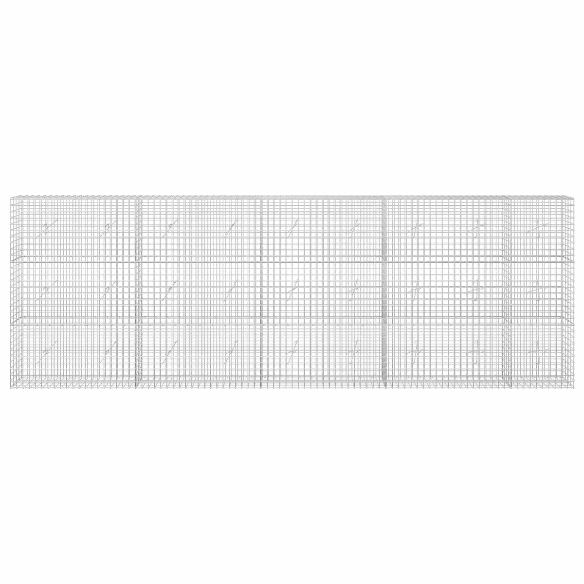 Gabion with 5 mm Wire and 5x5 cm Mesh 450x20x150 cm