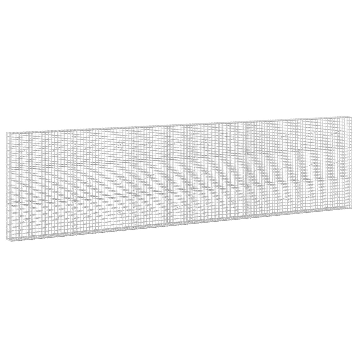 Gabion with 5 mm Wire and 5x5 cm Mesh 600x20x150 cm