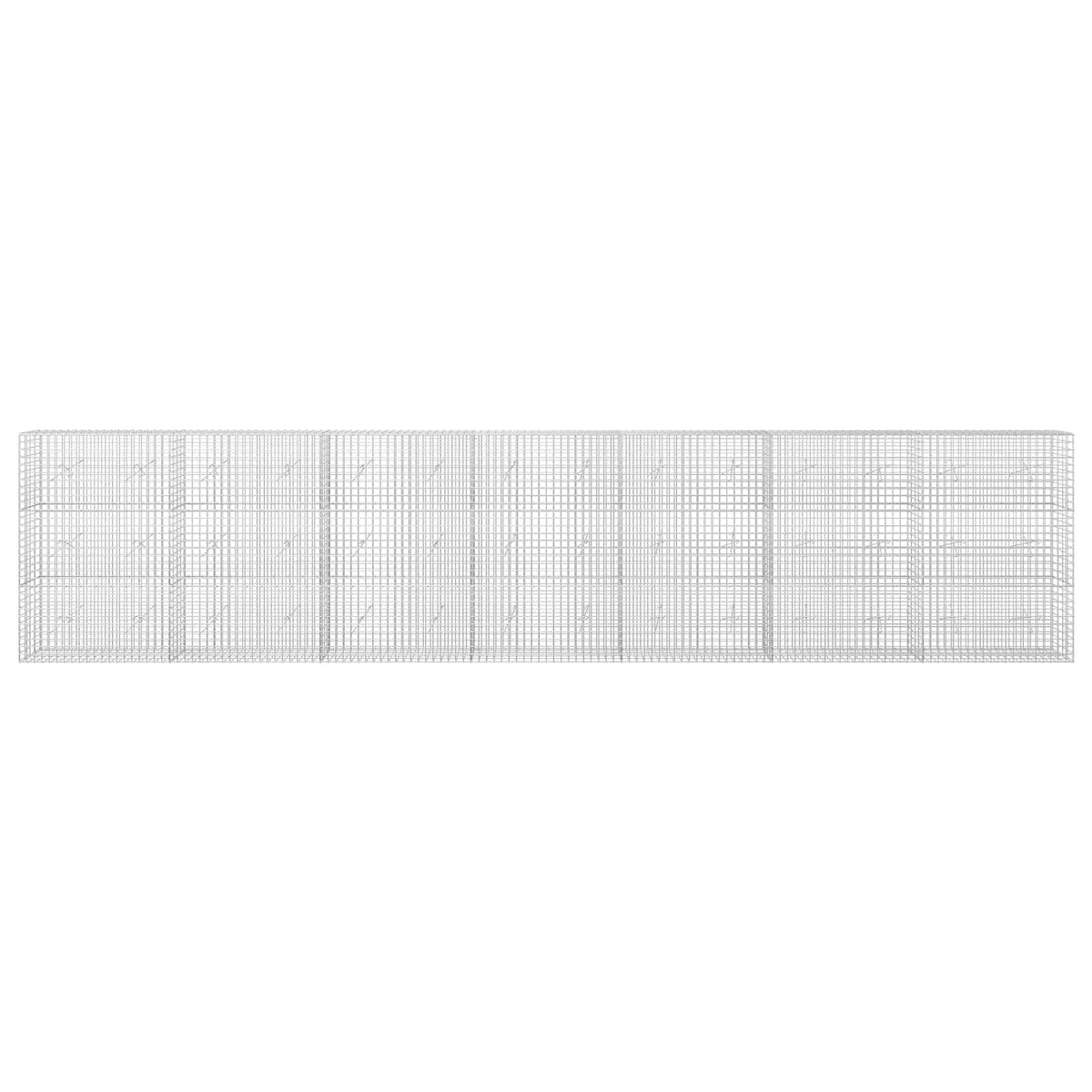 Gabion with 5 mm Wire and 5x5 cm Mesh 700x20x150 cm