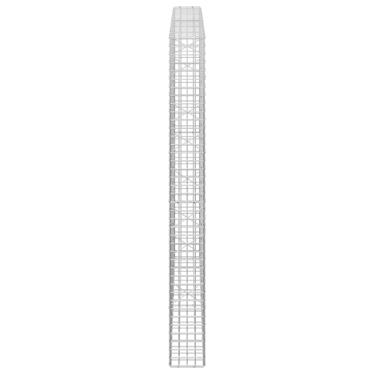 Gabion with 5 mm Wire and 5x5 cm Mesh 100x20x200 cm