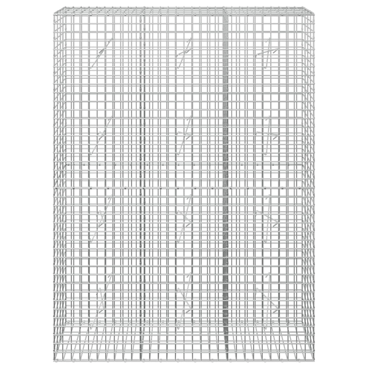 Gabion with 5 mm Wire and 5x5 cm Mesh 150x20x200 cm