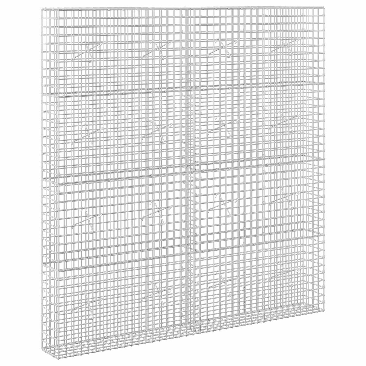 Gabion with 5 mm Wire and 5x5 cm Mesh 200x20x200 cm