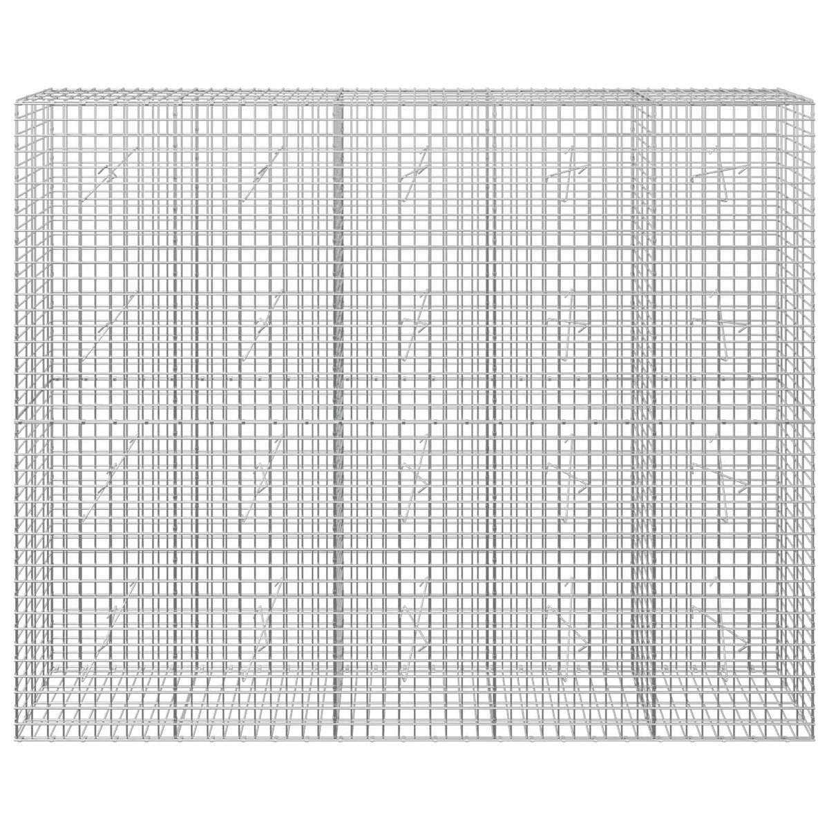 Gabion with 5 mm Wire and 5x5 cm Mesh 250x20x200 cm