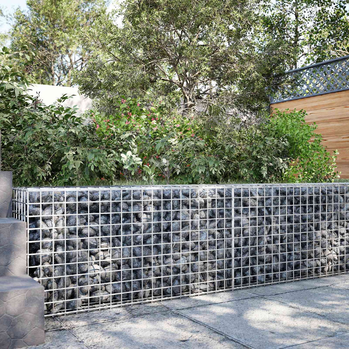 Gabion with 5 mm Wire and 5x5 cm Mesh 50x30x50 cm