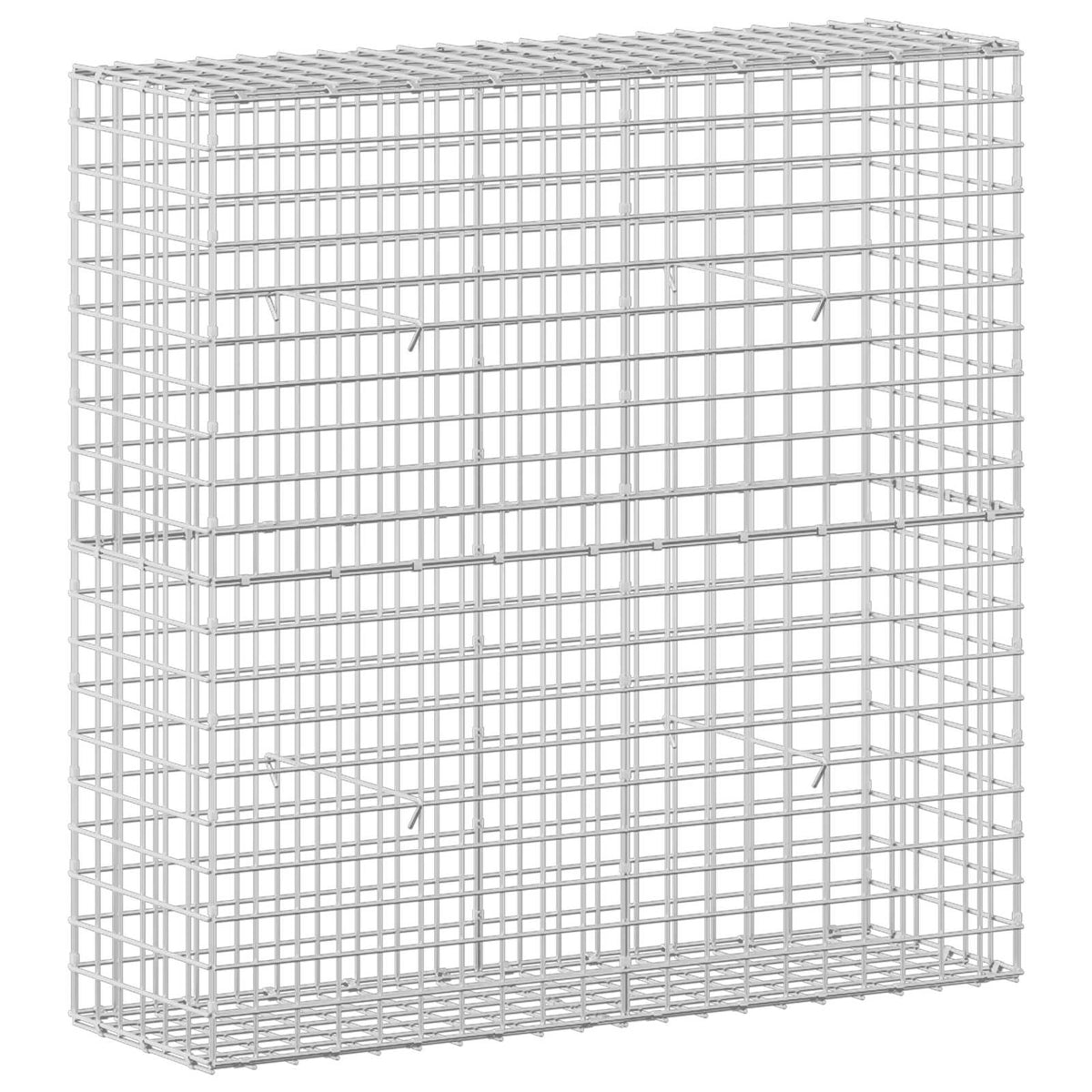 Gabion with 5 mm Wire and 5x5 cm Mesh 100x30x100 cm