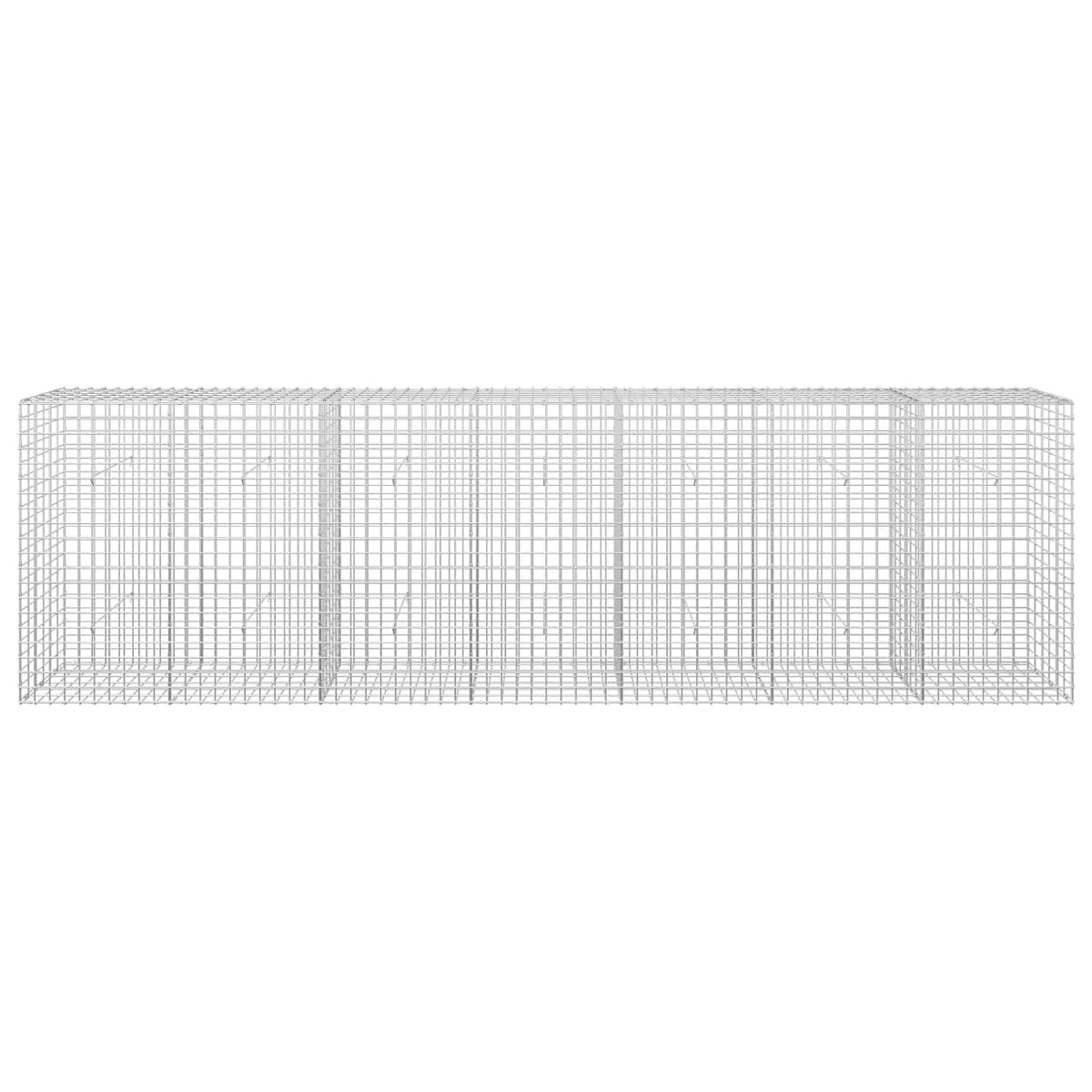 Gabion with 5 mm Wire and 5x5 cm Mesh 350x30x100 cm