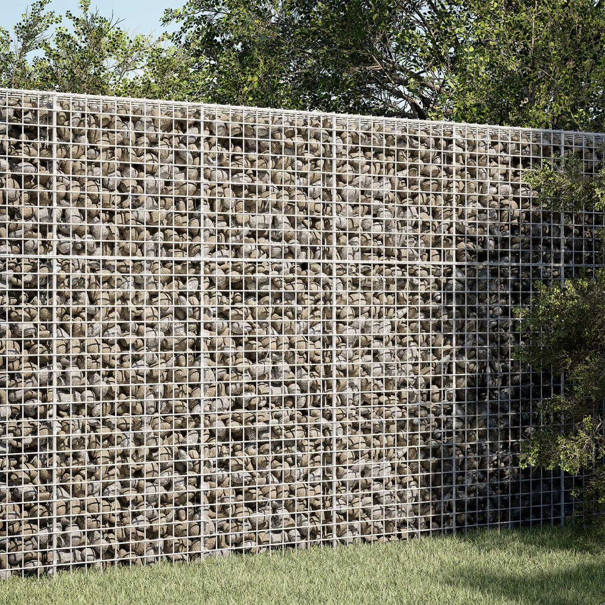 Gabion with 5 mm Wire and 5x5 cm Mesh 150x30x150 cm
