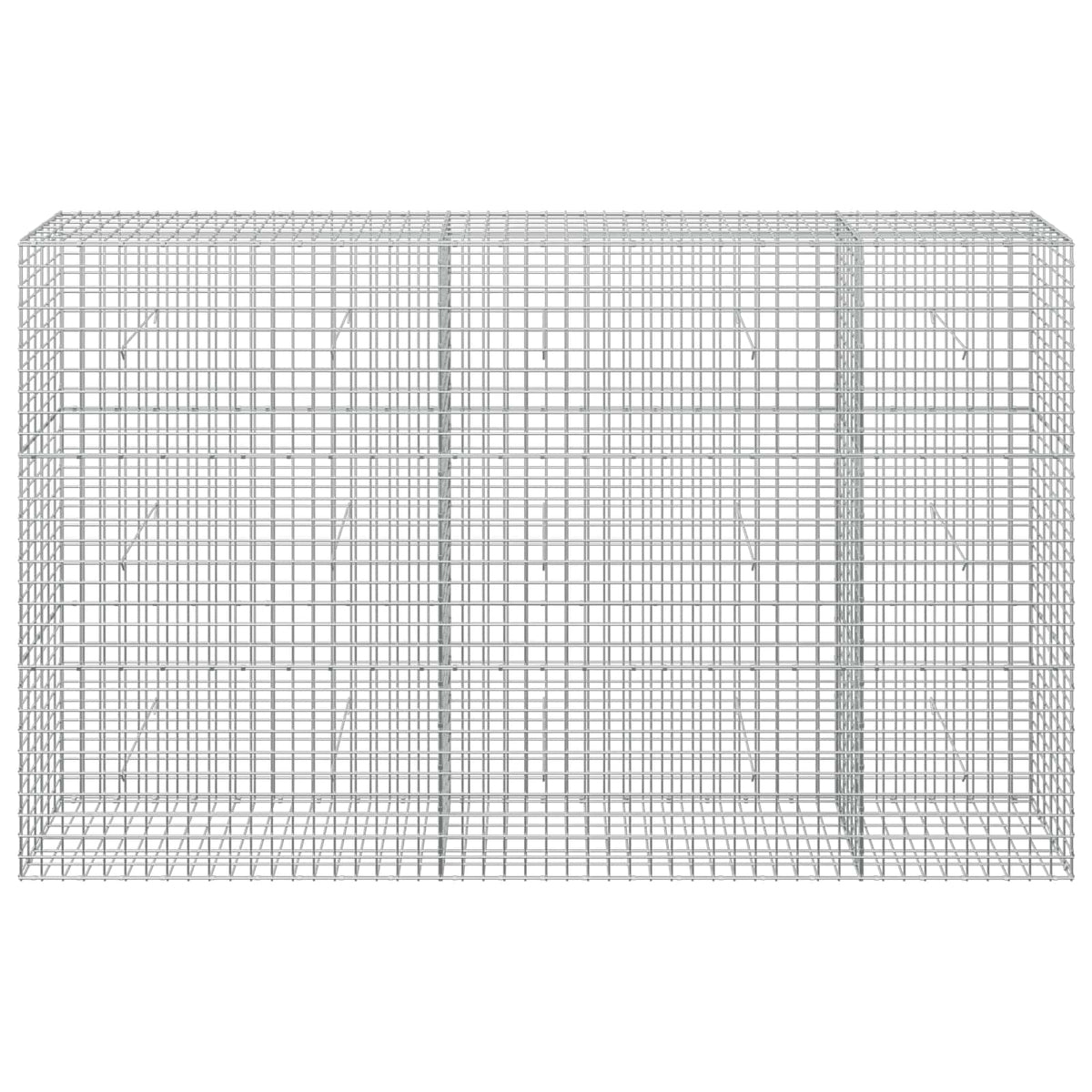 Gabion with 5 mm Wire and 5x5 cm Mesh 250x30x150 cm