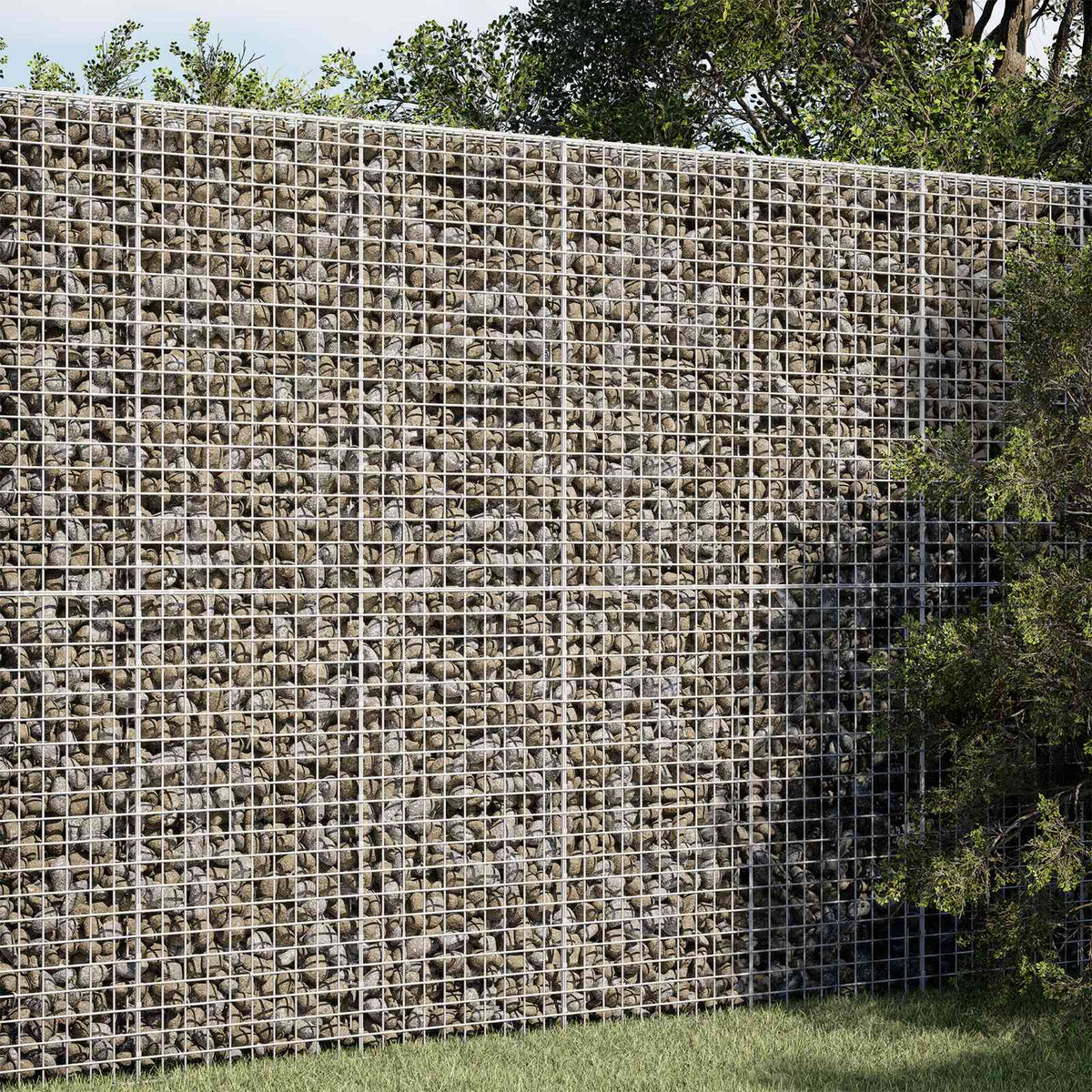 Gabion with 5 mm Wire and 5x5 cm Mesh 150x30x200 cm
