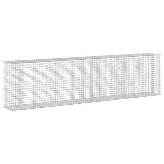 Gabion with 5 mm Wire and 5x5 cm Mesh 400x50x100 cm